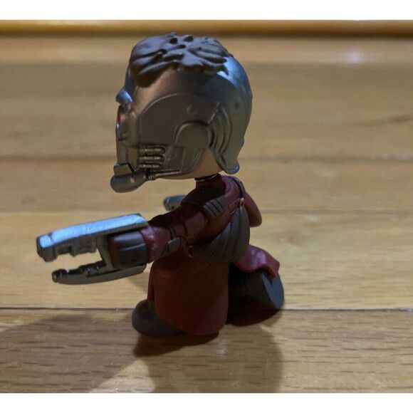 Funko Mystery Mini Figure - Guardians of the Galaxy - STAR LORD (On Knee 2 Guns) - Picture 4 of 4